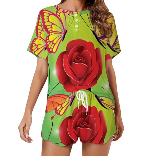 Ensemble de pyjama manches courtes pour des soirées d'été cocooning