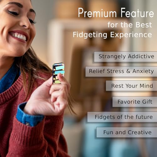 Fidget Toys for Adults, Metal Fidget Clicker with Adjustable Noise Level - image 7