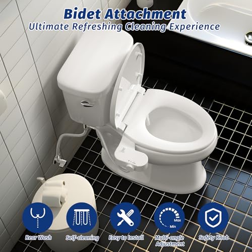 50% Off Self-Cleaning Bidet Toilet Seat Attachment