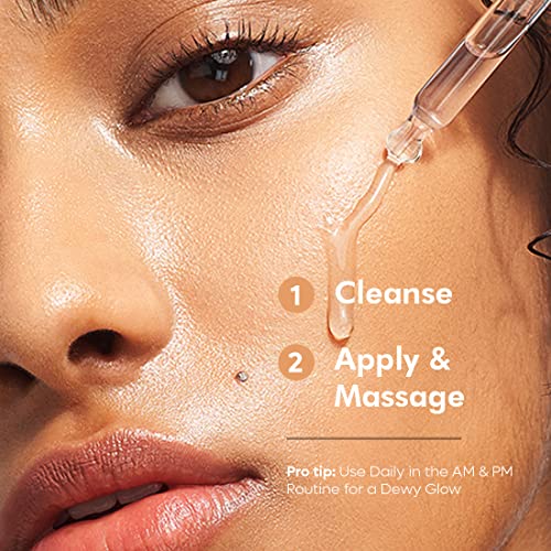 mCaffeine Coffee Face Oil for Dewy Glow | 24 Hr Moisturization to Fight Dullness | Blend of 14 Oils for Skin Barrier Repair | Lightweight & Fast... - Image 5