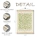 HKTZM Modern Christian Wall Decor, John 15:5 I am the Vine Bible Verses William Morris Wall Art With Wooden Poster Hanger, Scripture Wall Art Decor for Home Office Church, 12.5x17 Inch
