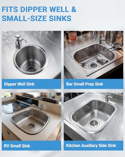 Colador para desagüe de fregadero de cocina de 2 pulgadas miniatura 7