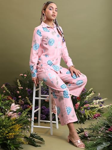 Image of Vishudh Women's Co-ord Set | Trendy Matching Set for Casual & Chic Looks | Stylish Top & Bottom Co-ord for Women