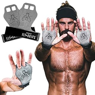 JerkFit Fly Grips, Hand Grips for Cross Training, Soft Vegan Lightweight Weight Lifting Gloves with Grip for Pull Ups, Powerlifting, Gymnastics, and WOD, Prevent Rips and Blisters (Small)