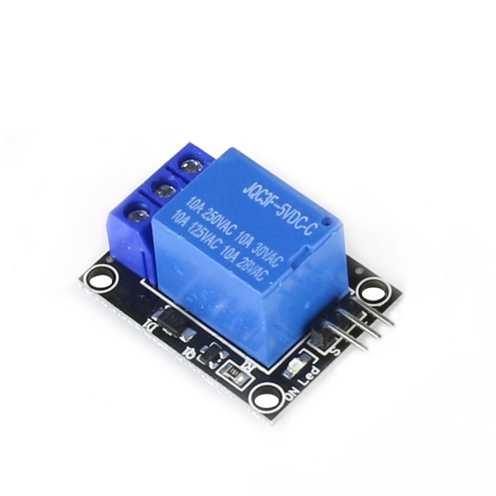 VDOQTLJT 30pcs 5V Relay Module MCU Development Expansion Board 1 Signal Controller Switch KY-019