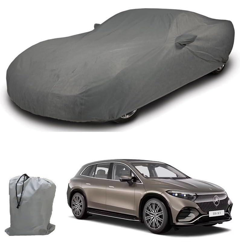 Image of ARCUATE Triple Layer Custom fit Car Body Cover for Mercedes-Benz EQS SUV |Top Layer Dustrproof | Middle Layer Waterproof | Bottom Layer Scratch Protection | Outdoor Indoor Fabric