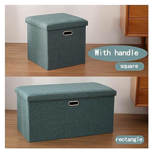 Coffre peu encombrant en lin pour optimiser le rangement des petits espaces - 4