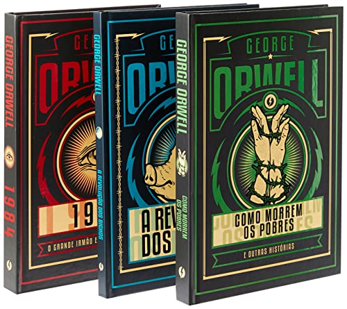 Kit o Mundo Segundo George Orwell. 3 Livros em Edição de Luxo em Capa Dura