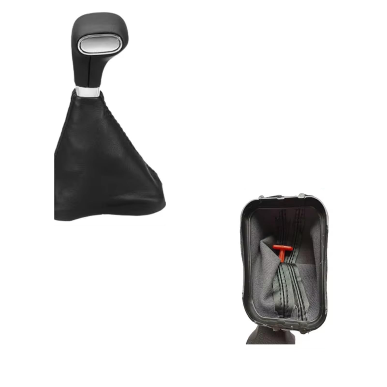 HILLAR Car Gear Stick Knob for Skoda for VW for Golf for Tiguan for Touran for Bora for Passat Automatic AT Car Shift Gear Knob Gaitor Shifter Stick Lever(Type1)