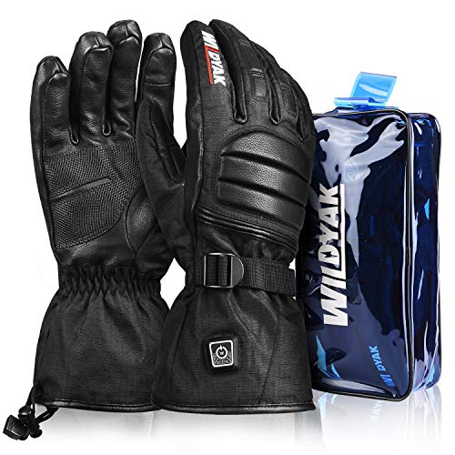 Heated Gloves for Men&Women, Electric Heated Gloves for Motorcycle/Hunting/Skiing, Heated Motorcycle Gloves