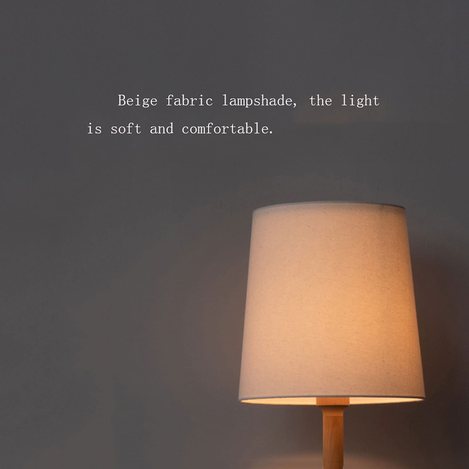 Lampada da Terra Lampada da terra moderna per camera da letto, Stand up lampade da lettura per soggiorno ufficio, illuminazione elegante con paralume in tessuto, lampada a palettoriali, lampada da ter