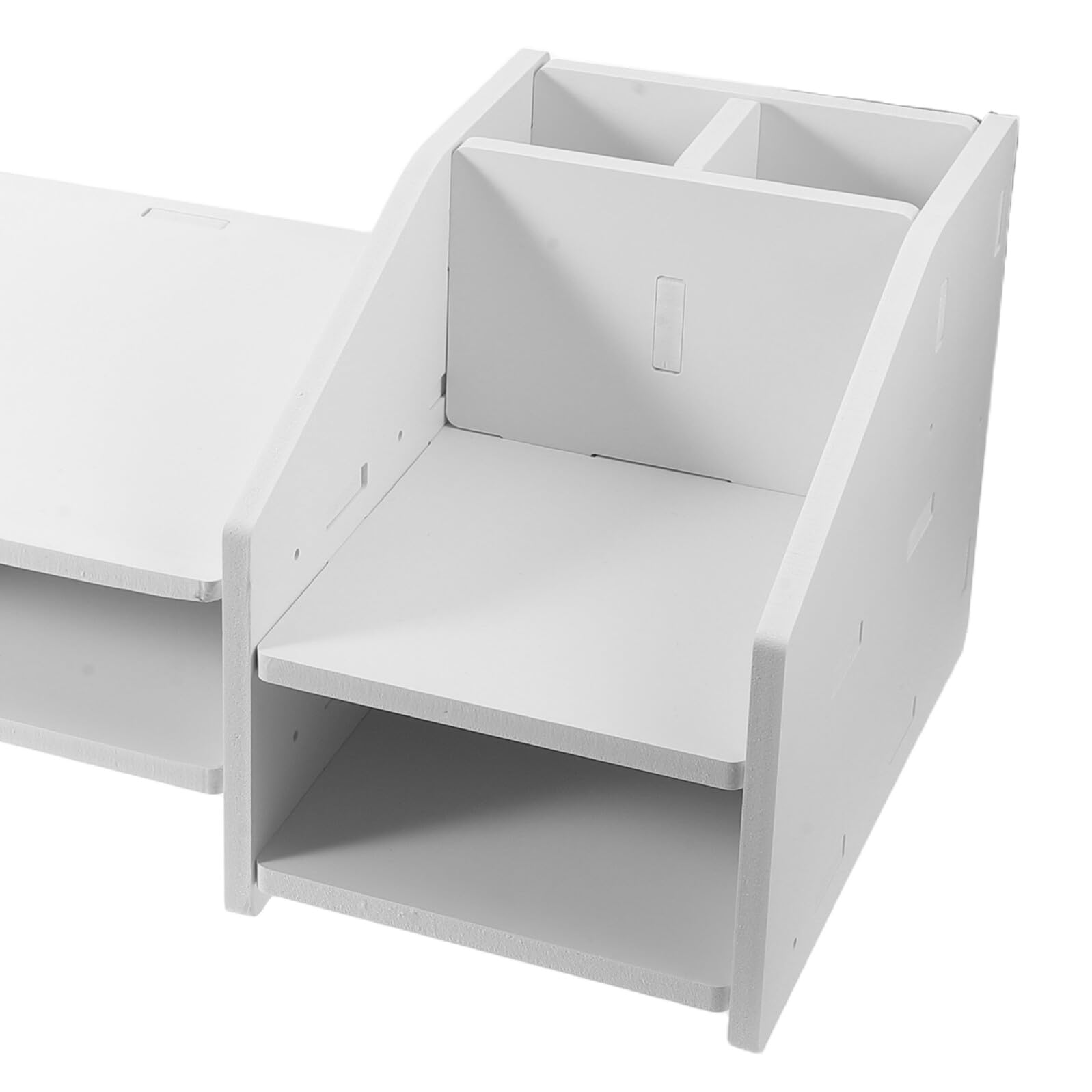 Ergonomiczny Podstawa pod Monitor Komputerowy z Szufladą Do Biurka Stabilny Stojak Ekran PC Organizer pod Laptopa Do Domu i Biura Podwyższenie Powierzchni Roboczej