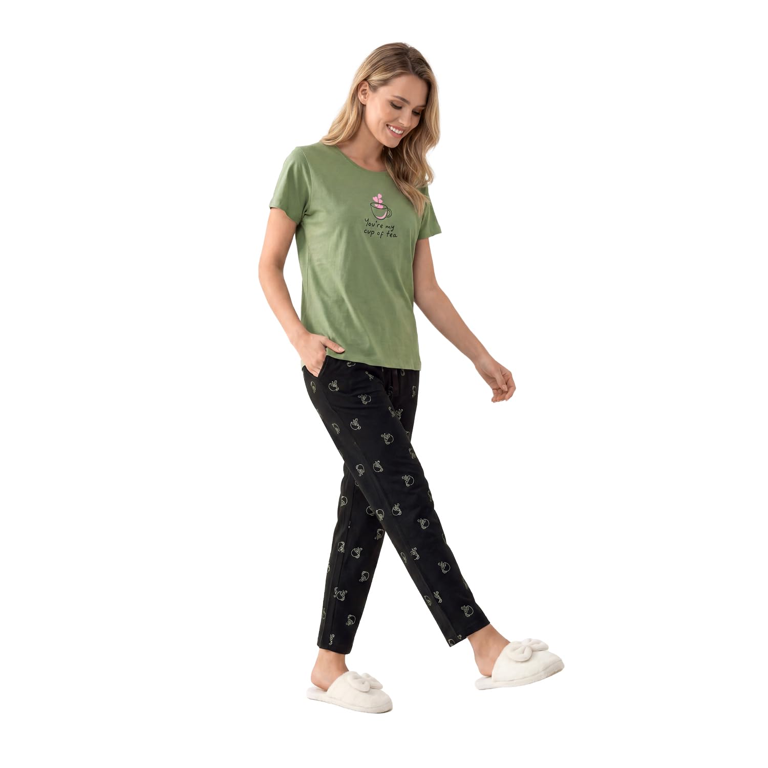 Womens Night Dress | Full Pyjama Set | Nightsuit | Women Nightwear | Round Neck Full Sleeve Nightsuit | Loungewear | Everyday Nightdress-picture-41