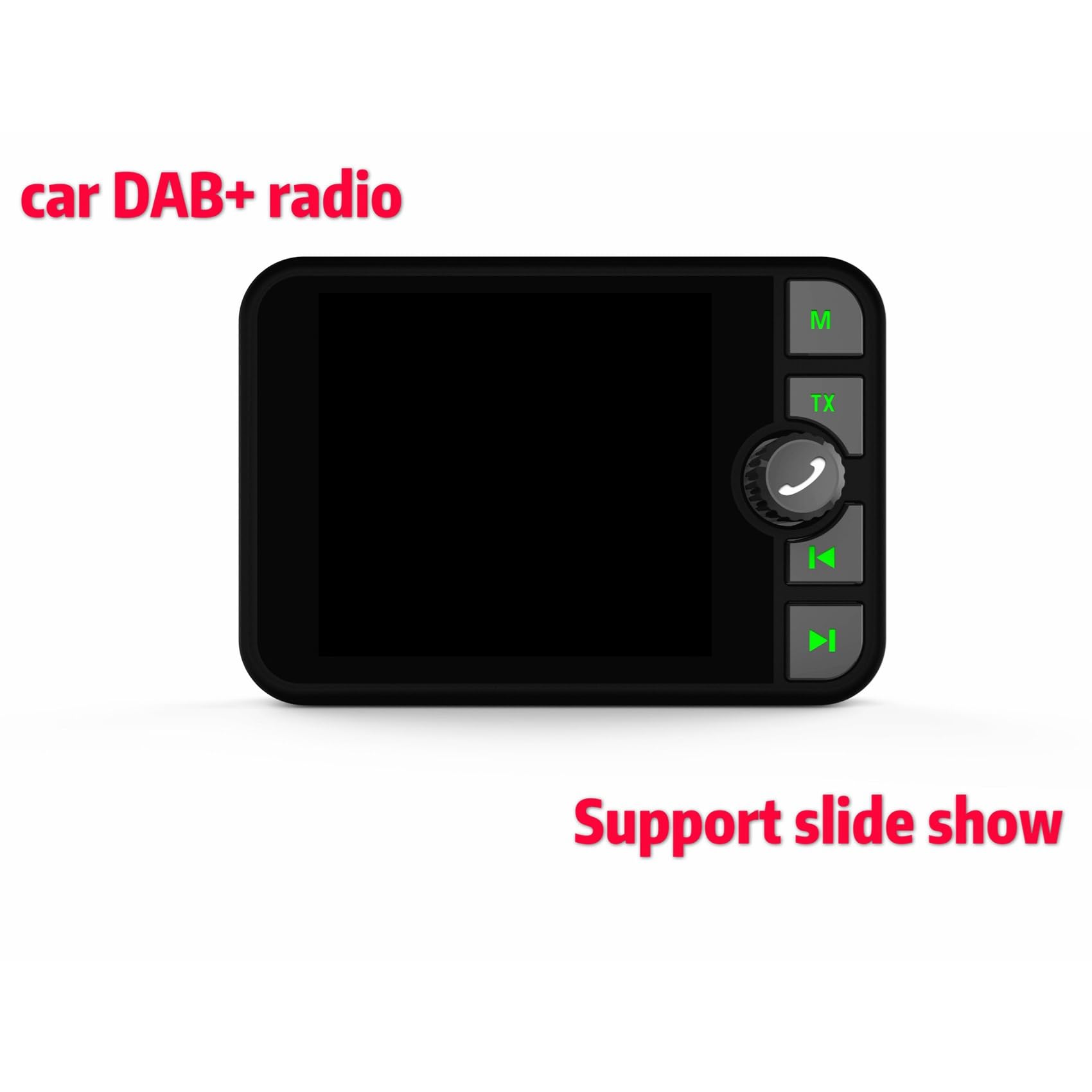 2X Coche / + Receptor Radio Digital Universal Bluetooth Reproductor de Música MP3 Adaptador Transmisión FM con Pantalla LCD