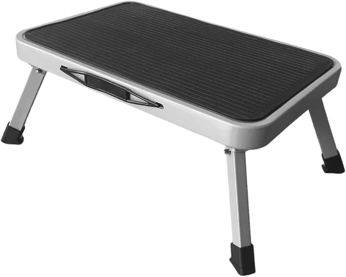 ABOOFAN Bathroom Step Stool Heavy Duty Portable Folding Stool for Boys and Girls Adults