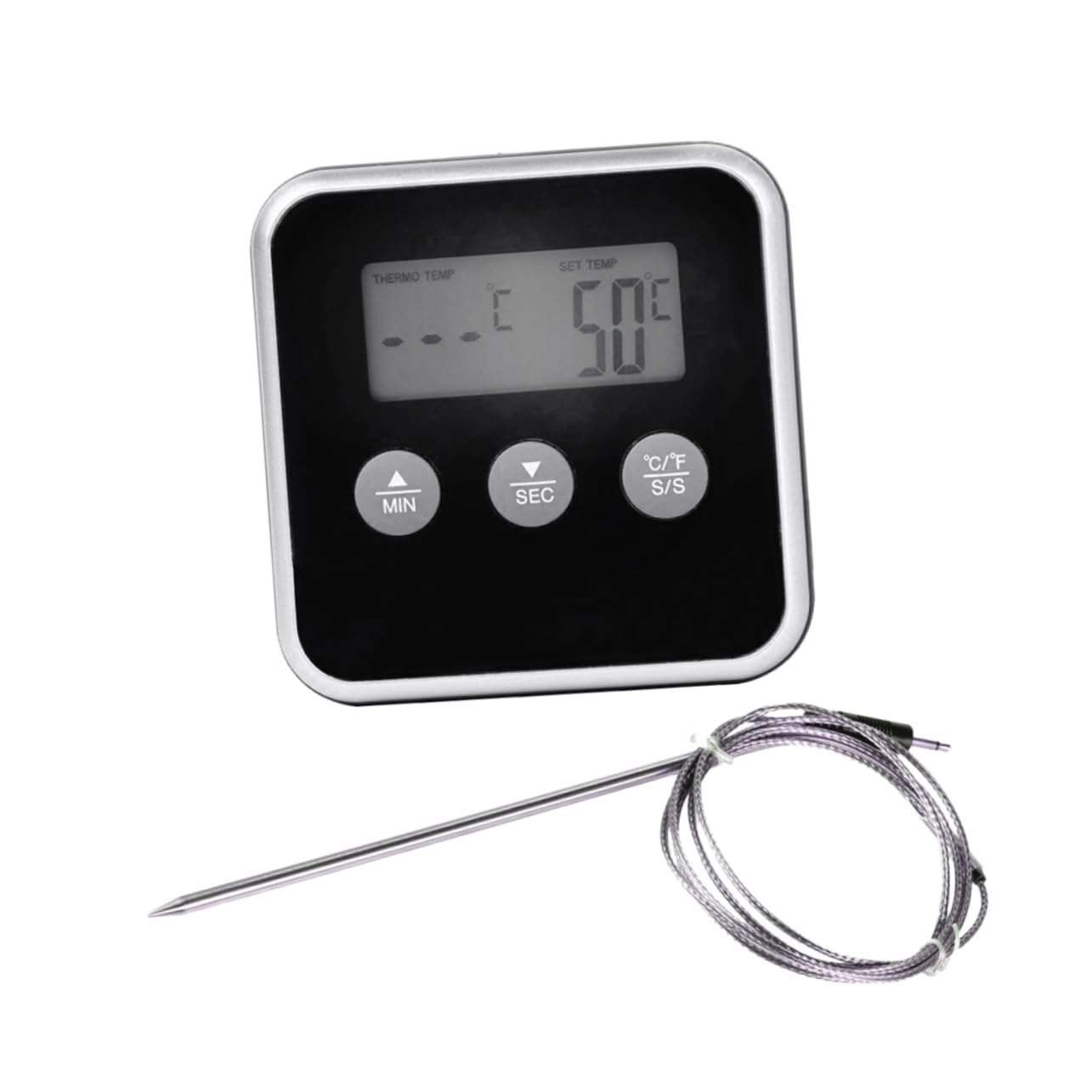 Amosfun 2 Pz termometro per barbecue fahrenheit etamina cucina telecomandato termometro per carne senza fili termometro a griglia termometro bbq termometro da forno termometro digitale