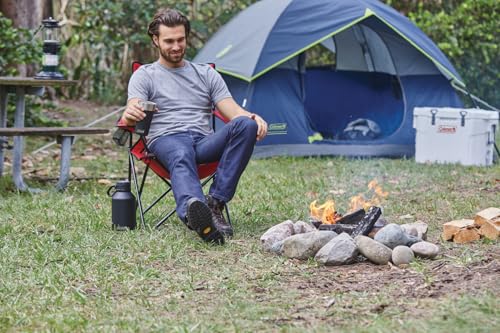 Image of Coleman Sundome Camping Tent with Rainfly, 2 /3 /4 /6 Person Tent Sets Up in 10 Mins, Weatherproof Shelter for Camping, Festivals, Backyard, Sleepovers, & More