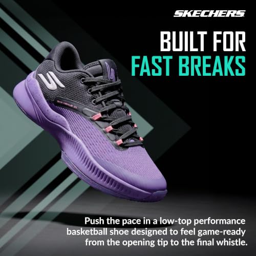 Image of Skechers Men's SKX Nexus Basketball Shoe | 5GEN Midsole Cushioning, Move Foam Insole, Breathable Mesh Upper, Torsion Stability Plate, Goodyear Rubber Outsole
