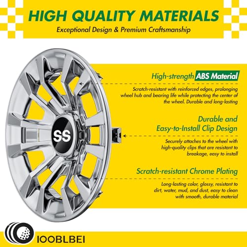 IOOBLBEI Golf Cart Hub Caps