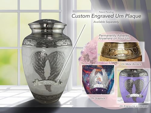 Image of Angel Wing Cremation Urns for Human Ashes Adult Female Angel Urns for Ashes