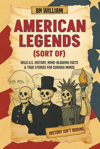 American Legends - Wild U.S History, Mind Blowing Facts & True Stories For Curious Minds: Perfect American History Gifts