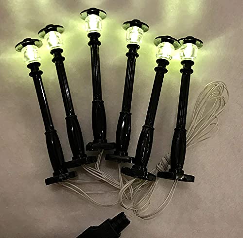 Kit d'éclairage LED Noir contre les vitrines sombres lampadaire 1 x 6 alimenté par USB