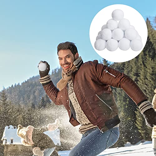 Codree 100 Pcs Fake Snowballs For Kids-2.3 Inch Indoor Snowball Fight Balls-Artificial Snowballs For Indoor And Outdoor Snow Fight Christmas Tree Decorations #TOP6