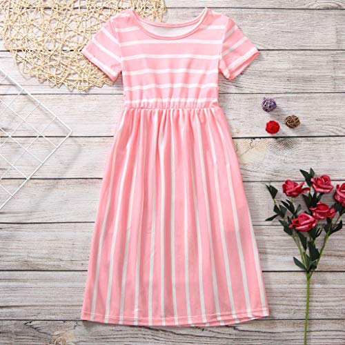 Toddler Baby Girls Dress Cherry Embroidered Short Sleeve Pleated Tennis Dress A-Line Playwear Sundress3