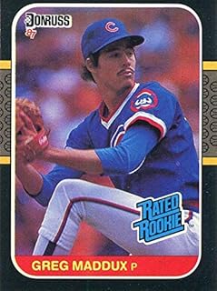 Greg Maddux 1987 Donruss Rookie Card - Baseball Slabbed Rookie Cards