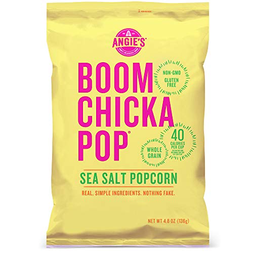 Image of Angie's BOOMCHICKAPOP Sea Salt Popcorn, 4.8 oz.