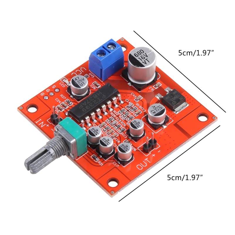 NGCG 2Pieces PT2399 Microphone Reverb Plate Reverberation Board No Preamplifier for DC 6V-15V, Orange