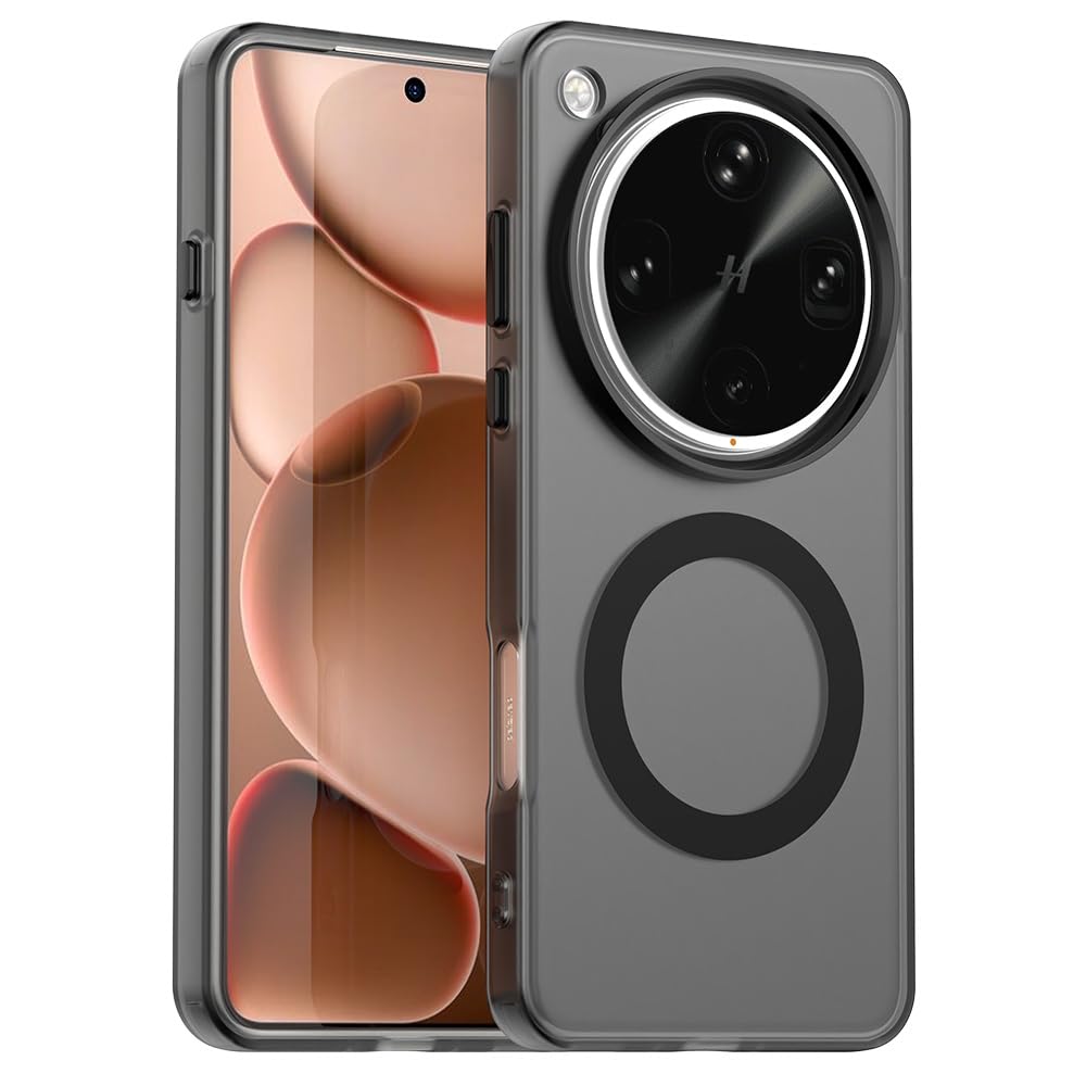 Pzwoxukhov Compatible with Oppo Find X8 Ultra 5G Case Cover,Compatible with Magsafe,Shockproof Magnetic Phone Case,Compatible with Oppo Find X8 Ultra 5G Case Black