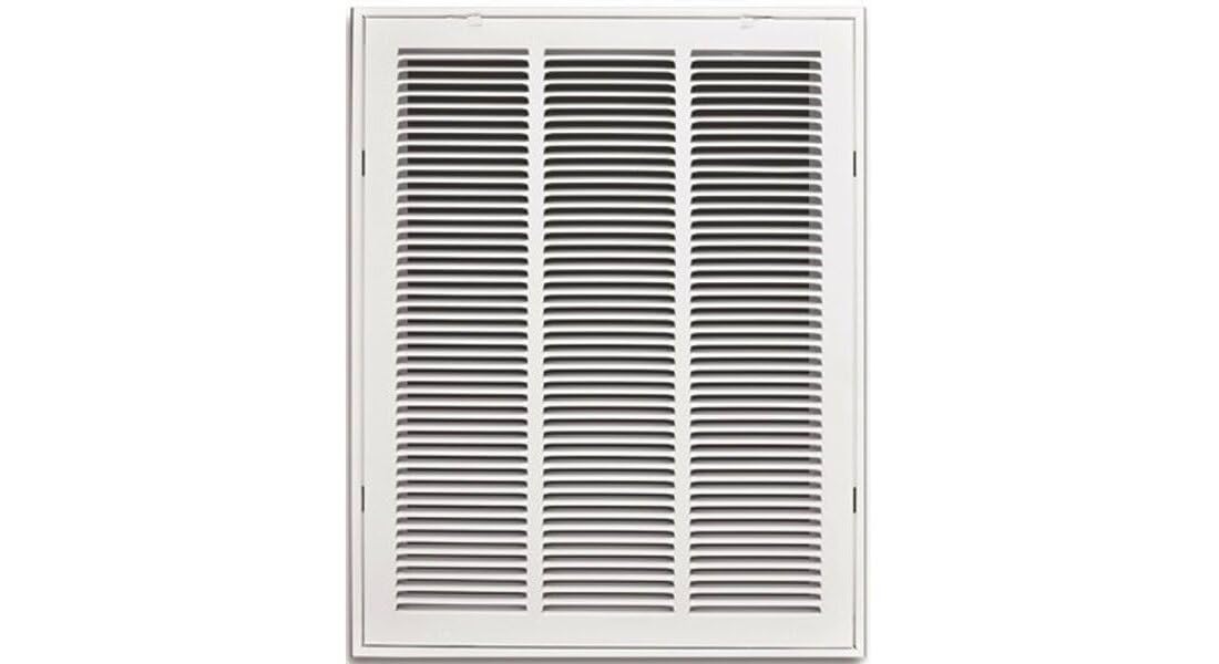 Truaire 190RF 14X20 Stamped Return Air Filter Grille, Removable Face, 14" X 20", White, 23 " x 1.75 " x 17"