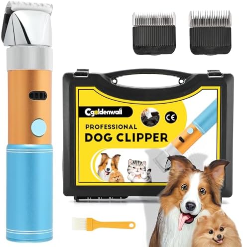 CGOLDENWALL 400W Cortapelo para Perros Gatos Mascotas Profesional...