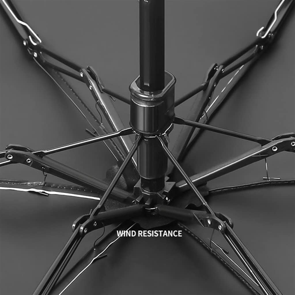 Windproof Umbrella Strong Umbrellas Pocket Umbrella Flat Umbrella Folding Parasol Sunscreen Portable Travel Umbrella Umbrellas for Rain
