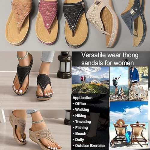 Womens Orthopedic Sandals,Breathable Mesh Hollow Sports Sandals,Orthopedic Flip-Flops Casual Orthopedic Sandals2