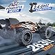 DEERC Ferngesteuertes Auto, 2.4Ghz Leuchtende RC Autos mit 2 wiederaufladbaren Batterien für 40 Minuten Spielzeit, All Terrain Off-Road Monster Truck Spielzeug für Jungen Kinder ab 8 Jahren