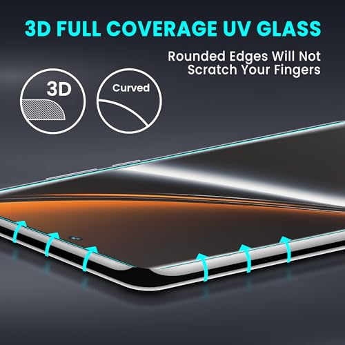 Image of ArmourPro Military Grade UV Tempered Glass Compatible For Realme Narzo 80 Pro 5G (6.77 Inch) With Easy UV Installation Kit | Edge To Edge Coverage | Crystal Clear, Pack of 2