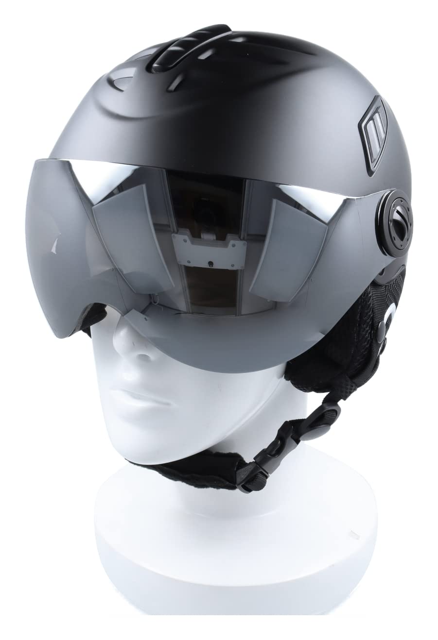 Amazon | バイザー付き ヘルメット スキー スノーボード スノボ