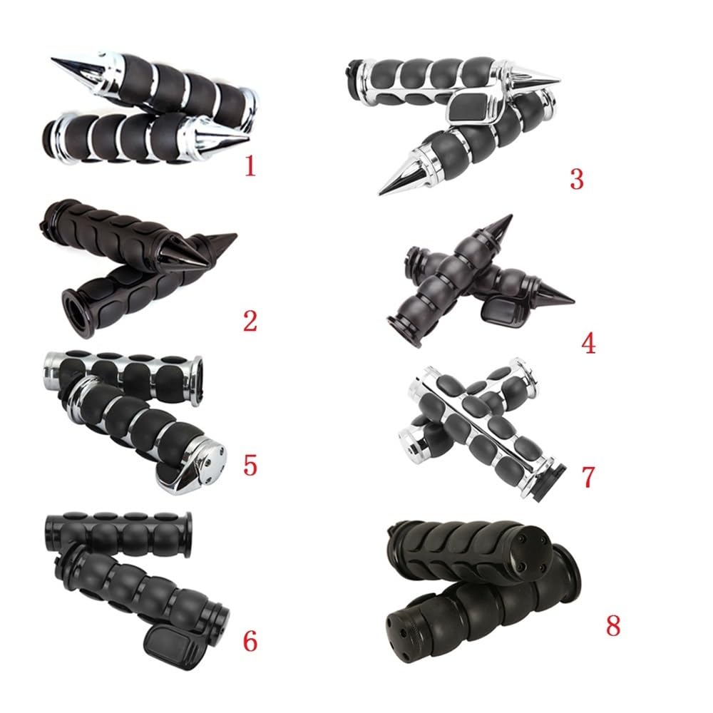 25 Millimetri 1 "Manubrio Del Motociclo Maniglia Bar End Manopole Per Har&ley Cruiser Chopper Personalizzato Per Suzuki Boulevard M109R Road Glide Manopole manubrio
