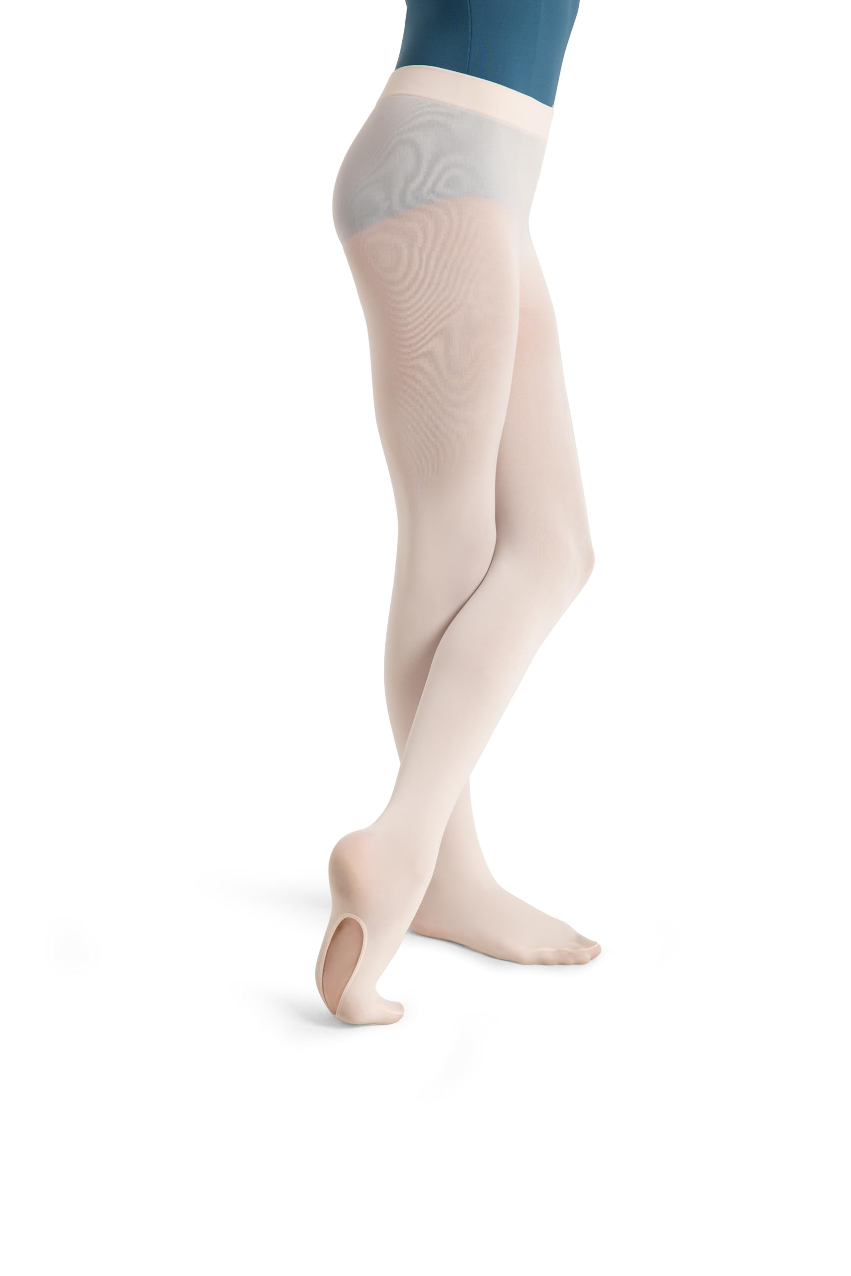 Capezio Ultra Soft Transition Tight-Little Girls Medias, 30 den, Rosa Claro, 2-6 para Niñas