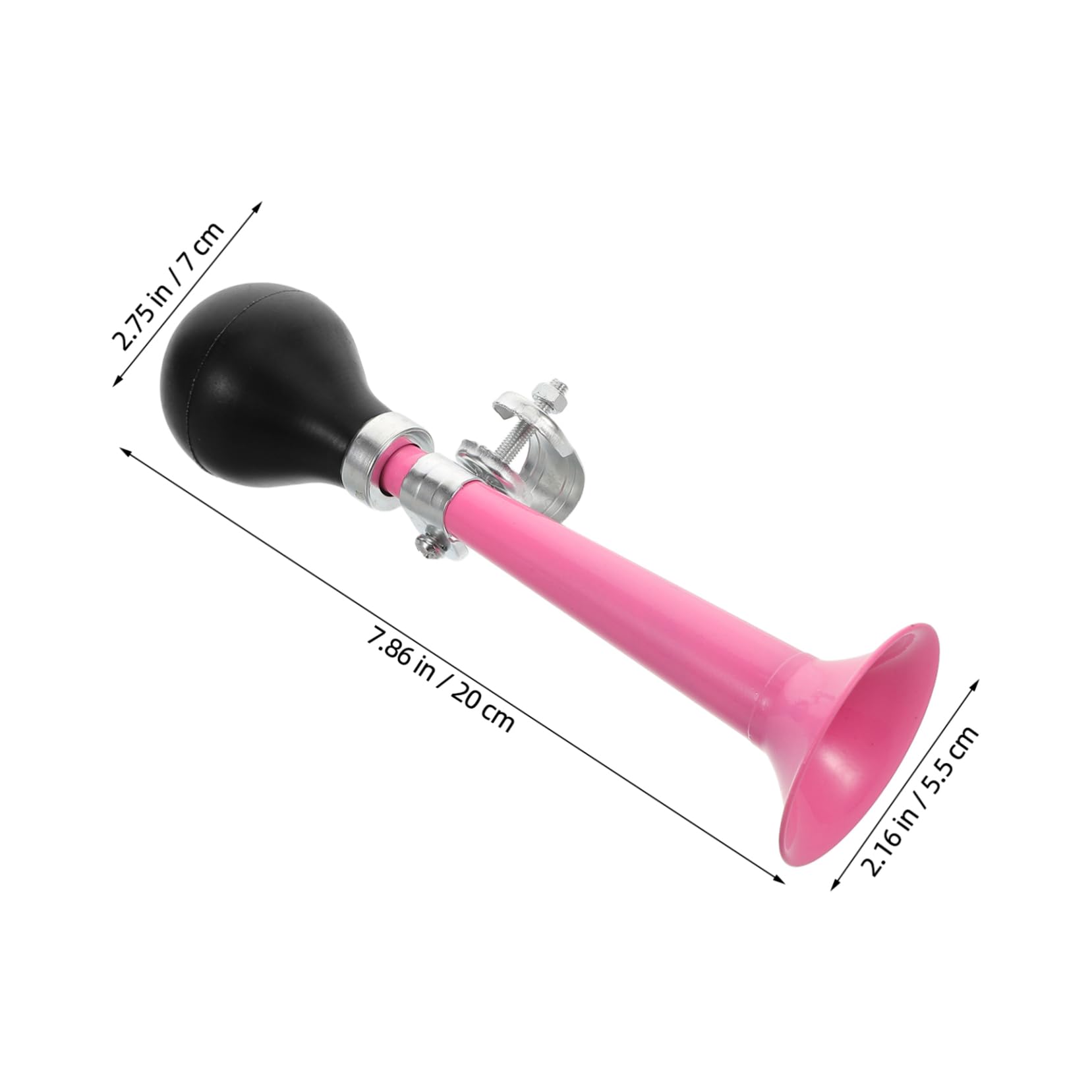 Generic Retro Metal Loudspeaker Bike Horn for Boys and Girls Bicycles Scooter Mountain Bike Safety Sound Enhancer