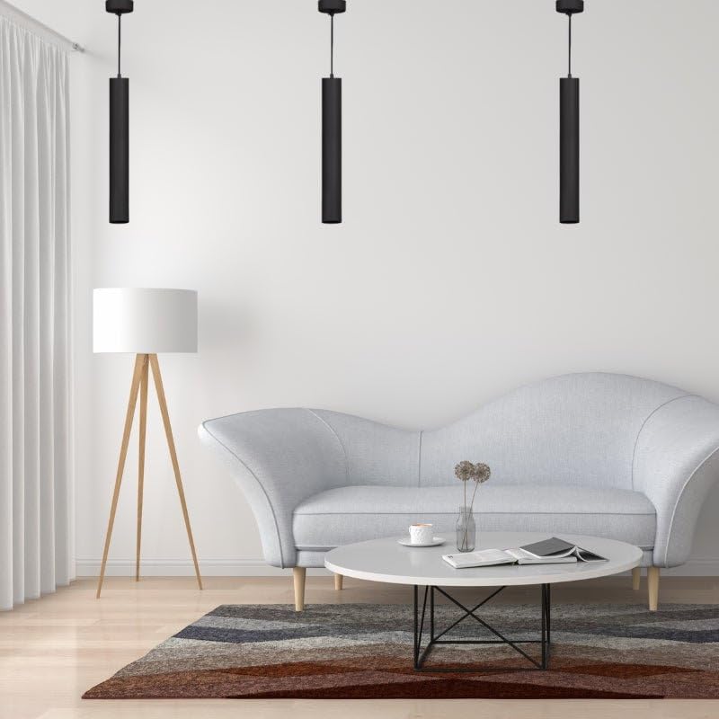 SILAMP Suspension Luminaire GU10 IP20 50cm Noire