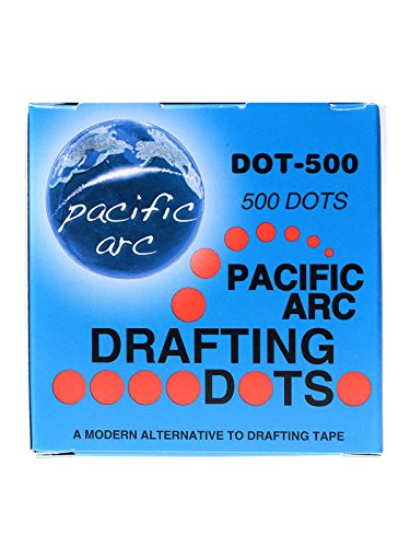 Pacific Arc Drafting Dots Box of 500 [Pack of 3 ]