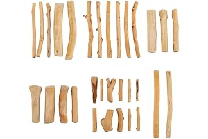 Driftwood Sticks Pack (300g) - Natural Wood Branches for Decor