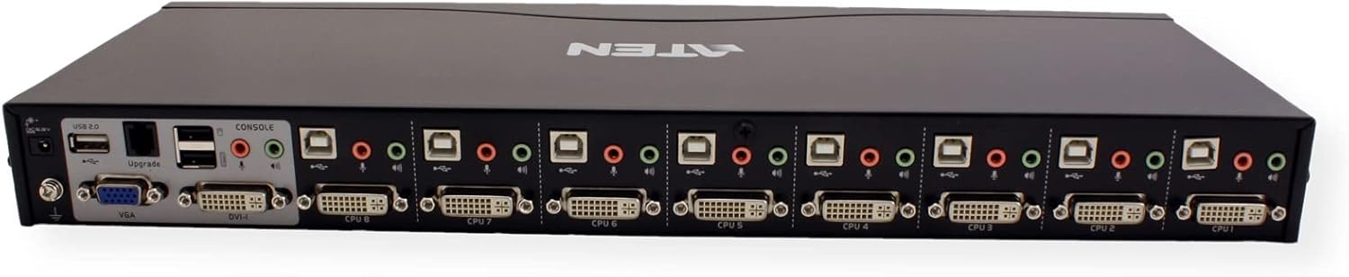 ATEN CS1768 8 Port USB DVI KVM Switch - Black
