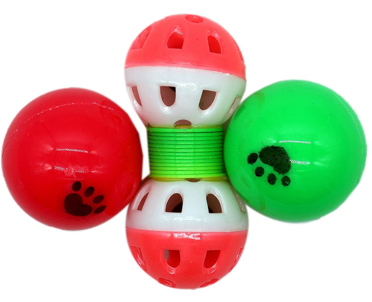 PETS EMPIRE Pet Cat Toy Color Block Hollow Out Dumbbells Funny Toys (Color May Vary) 4 Pcs (Combo) (B0B53R168Z) Amazon Price History, Amazon Price Tracker