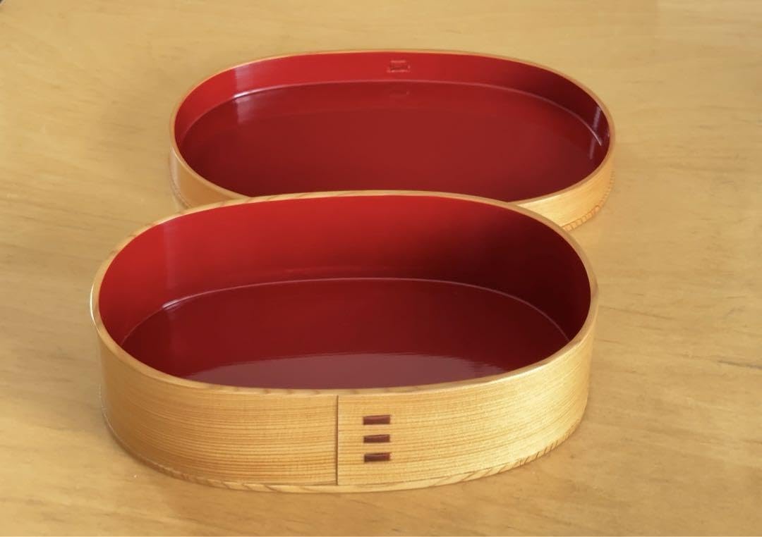 大館工芸社 曲げわっぱ　漆塗り小判弁当（小） 小判弁当（小） - 大館工芸社