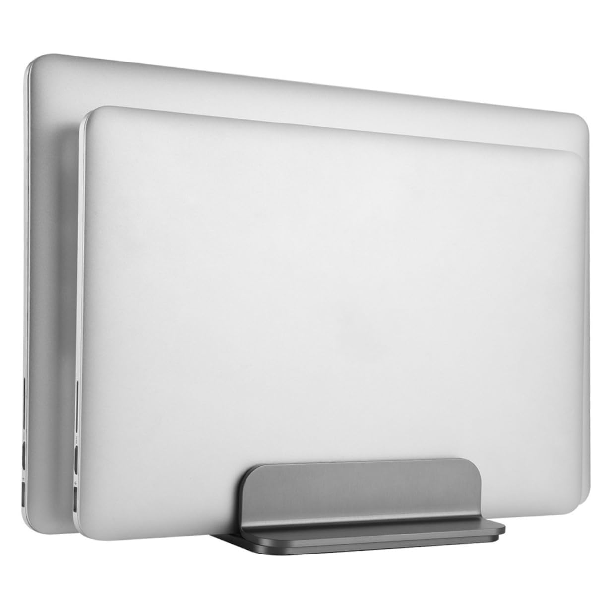 SHINEOFI Supporto Verticale per Laptop e Tablet Dock Verticale da Scrivania Stabile in Lega di Alluminio