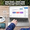 Coolby Windows 10 Pro Laptop, 15.6 inch 1920x1080 IPS Screen, 8GB DDR4 RAM / 256GB SSD Laptop Computers, Intel J4125 Quad-Core Processor, Support Update Windows 11, Dual WiFi, BT, Full Size Keyboard